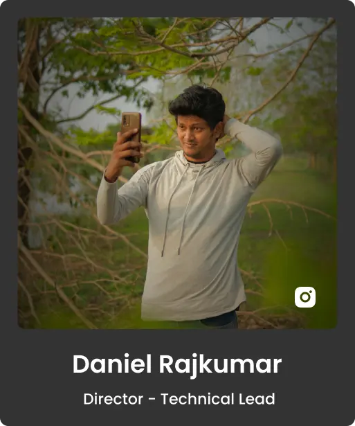 Daniel Rajkumar:Director-Technical lead